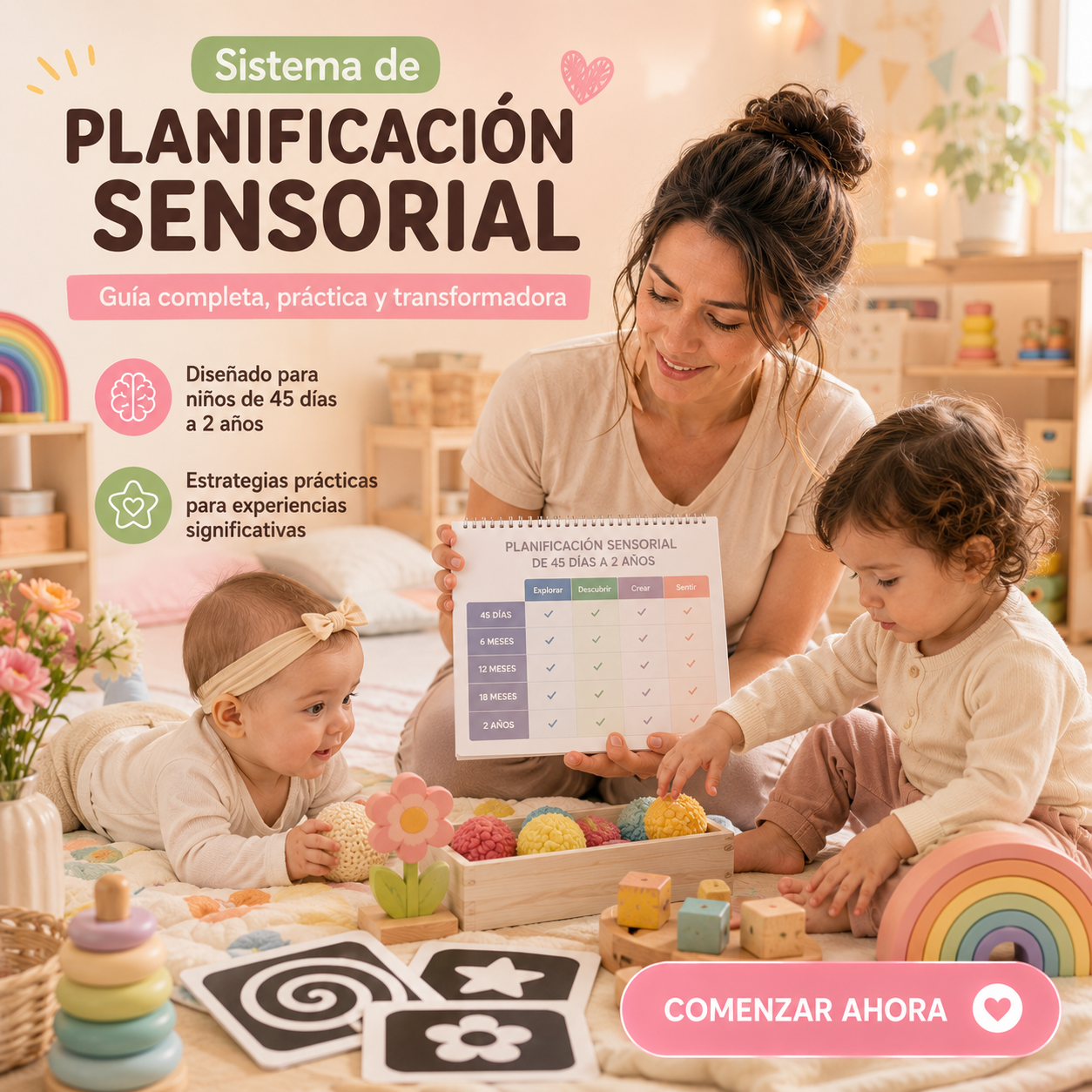 Sistema de planificación sensorial para niños-  ¡Ahorra tiempo de planificación!