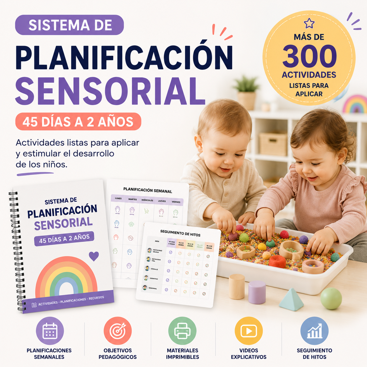 Sistema de planificación sensorial para niños-  ¡Ahorra tiempo de planificación!